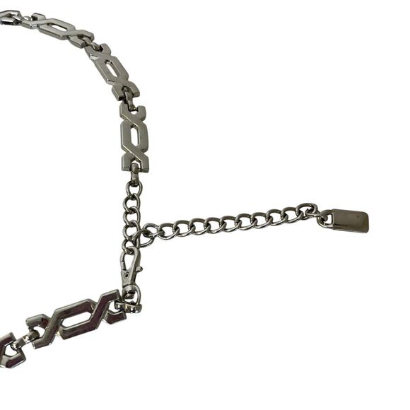 Womens Silvertone Chain Belt 43 in Vintage - Picture 2 of 3